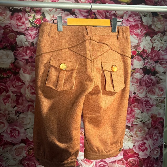 NEW Cute Marbled Button Tweed Shorts - Picture 5 of 5